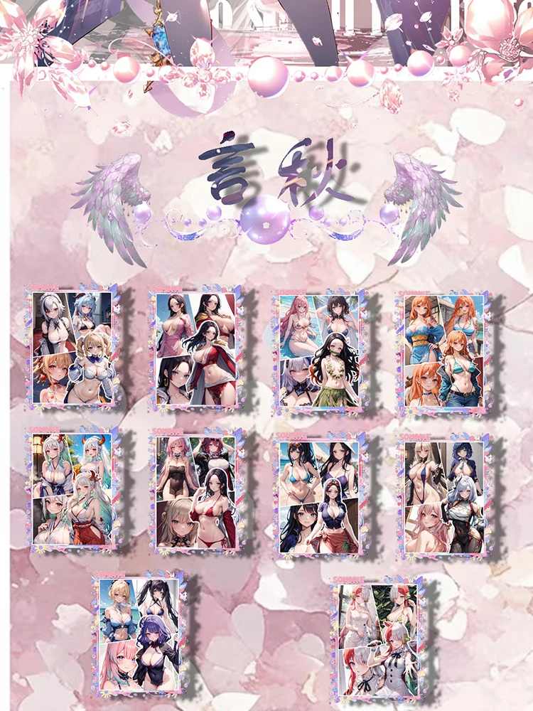 2024 Newest Goddess Story A Single Leaf Tells The Story Of Autumn Collection Cards Beatuiful Anime Character Cards Game Cards