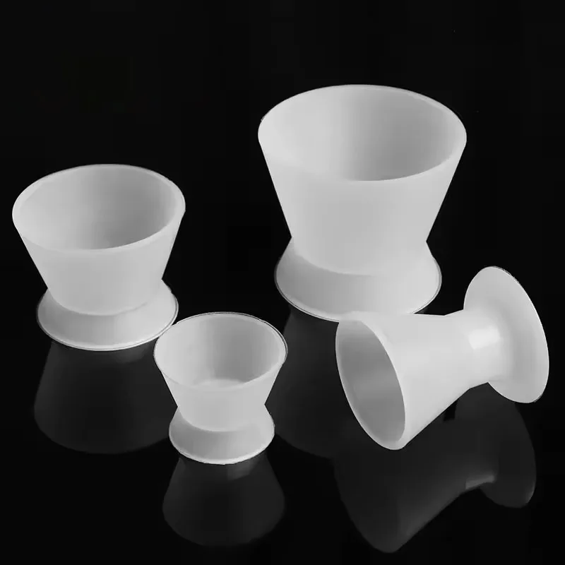 

4pcs Dentist Materials Silicone Mixing Bowl Use Dappen Dishes Teeth Whitening Dental Lab Odontologia Dental Tools Mixing Bowls
