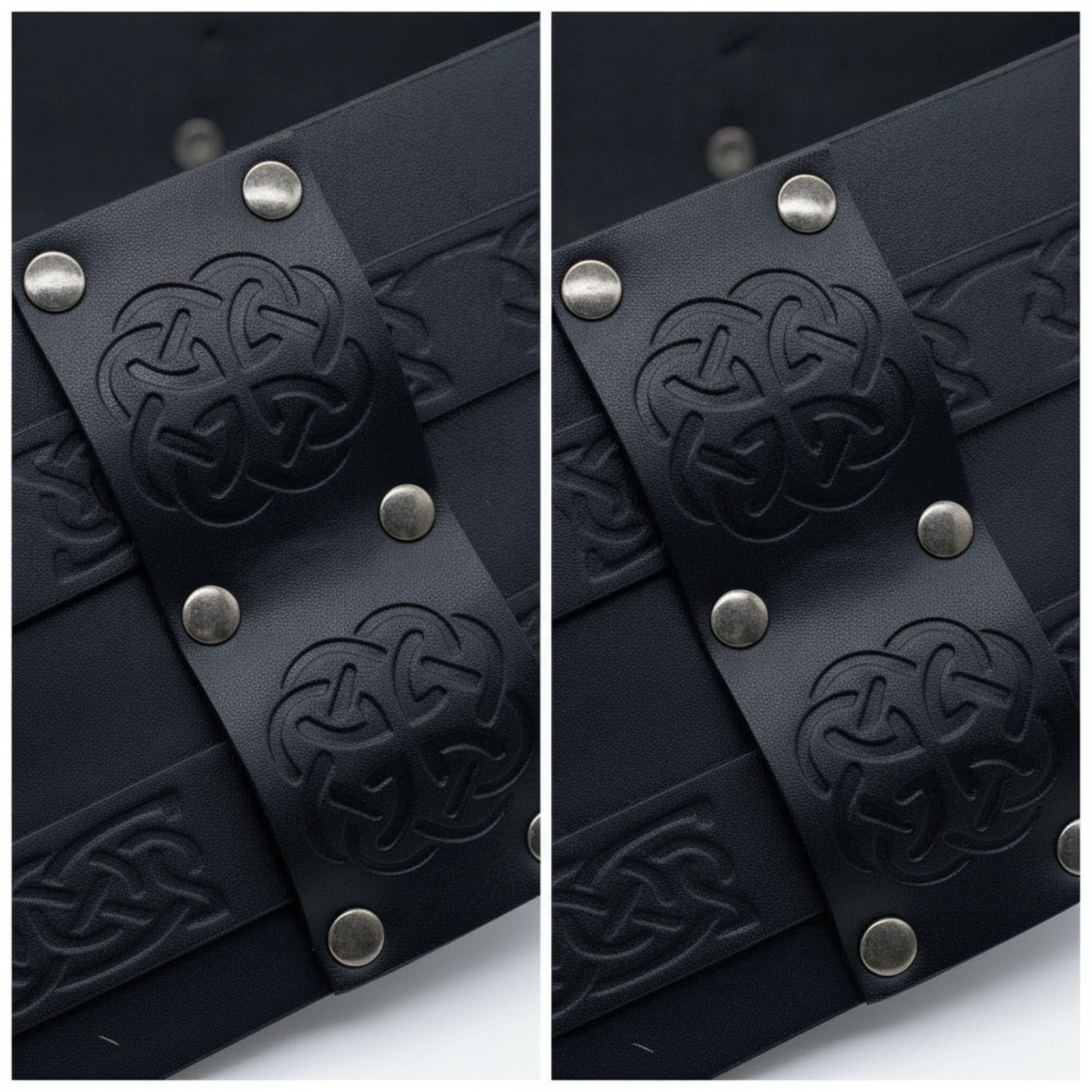 Embossed Waist Belt Medieval Waist Belt with Buckle Viking Adjustable for Cosplayers, Cosplay, Halloween