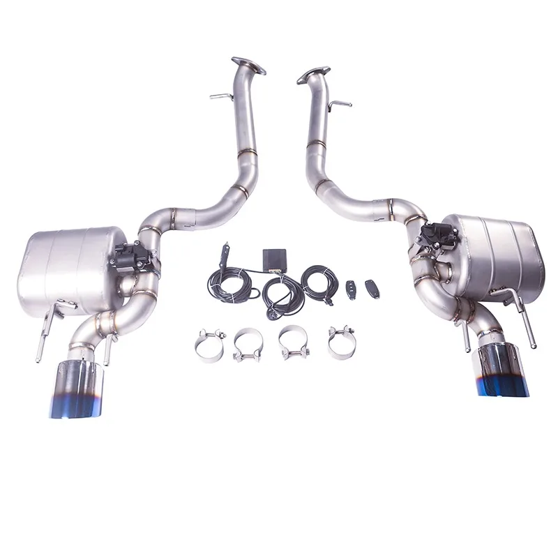 

Full Suitable for Lexus IS350 3.5L 304 Stainless Steel End Exhaust Pipe System With Valve Muffler