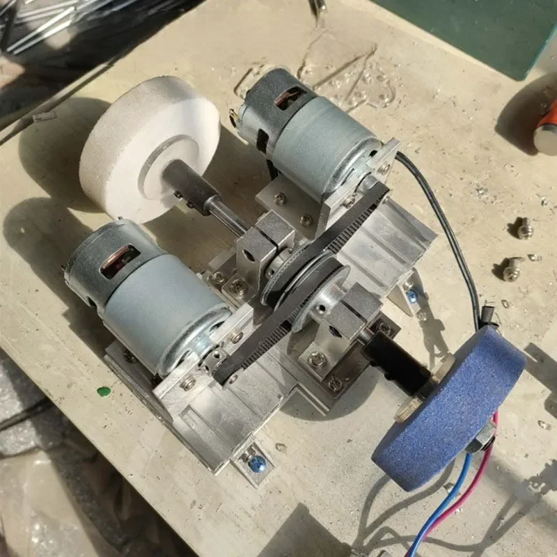 

Double motor drive, positive and negative, 775/795/895 DC DIY lathe, high torque and high speed device grinding