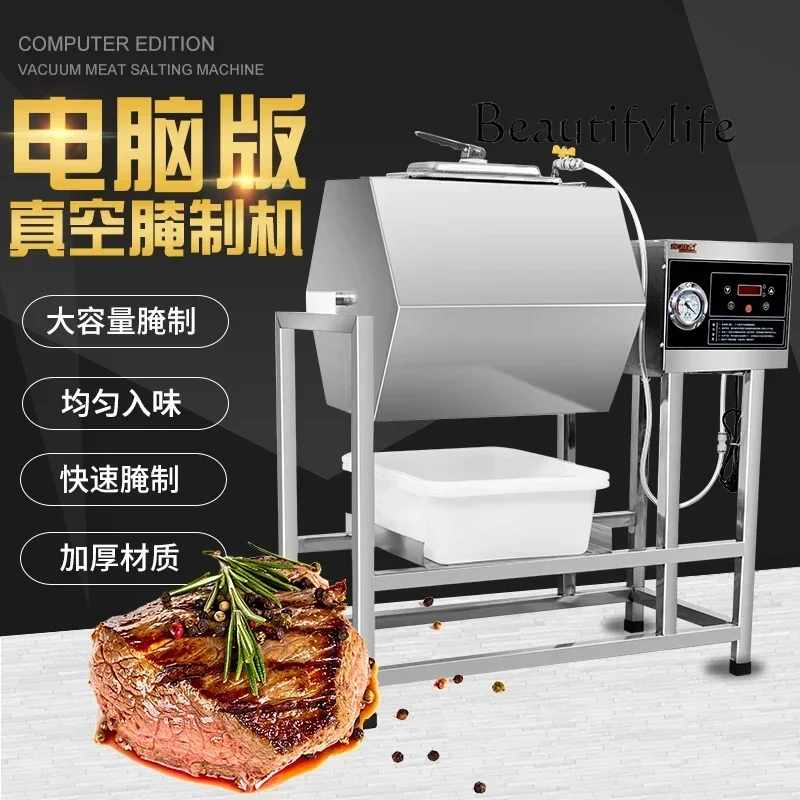 Commercial Small Marinating Machine Clavicle Marinade Vacuum Stirring Tumbler Fried Chicken Burger Shop Equipment