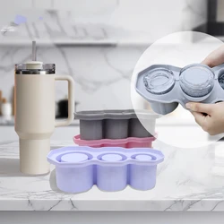 silicone food grade ice-tray with cap mold for 20/30/40oz stanley tumbler cup bottle ice cream tools kitchen bar dining gadget