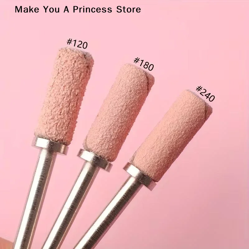 【HBA】3.1mm 80pcs Mini Nail Sanding Bands Electric Machine Nail Drill Bits Acrylic Polish Remover Files Nails Accessory Tool