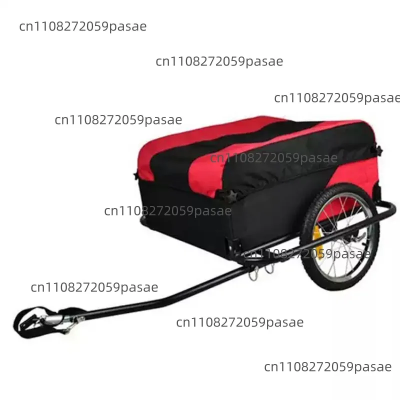 Cargo Bike Trailer for Long-distance Cycling with A Cargo Box Attached