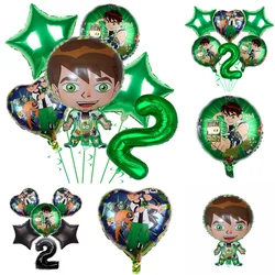 Ben-10 Party Decoration Balloon Cartoon Huge Boy Round 18 inch Balloon Birthday Party Supplies Kids Favor Baby Shower Gift