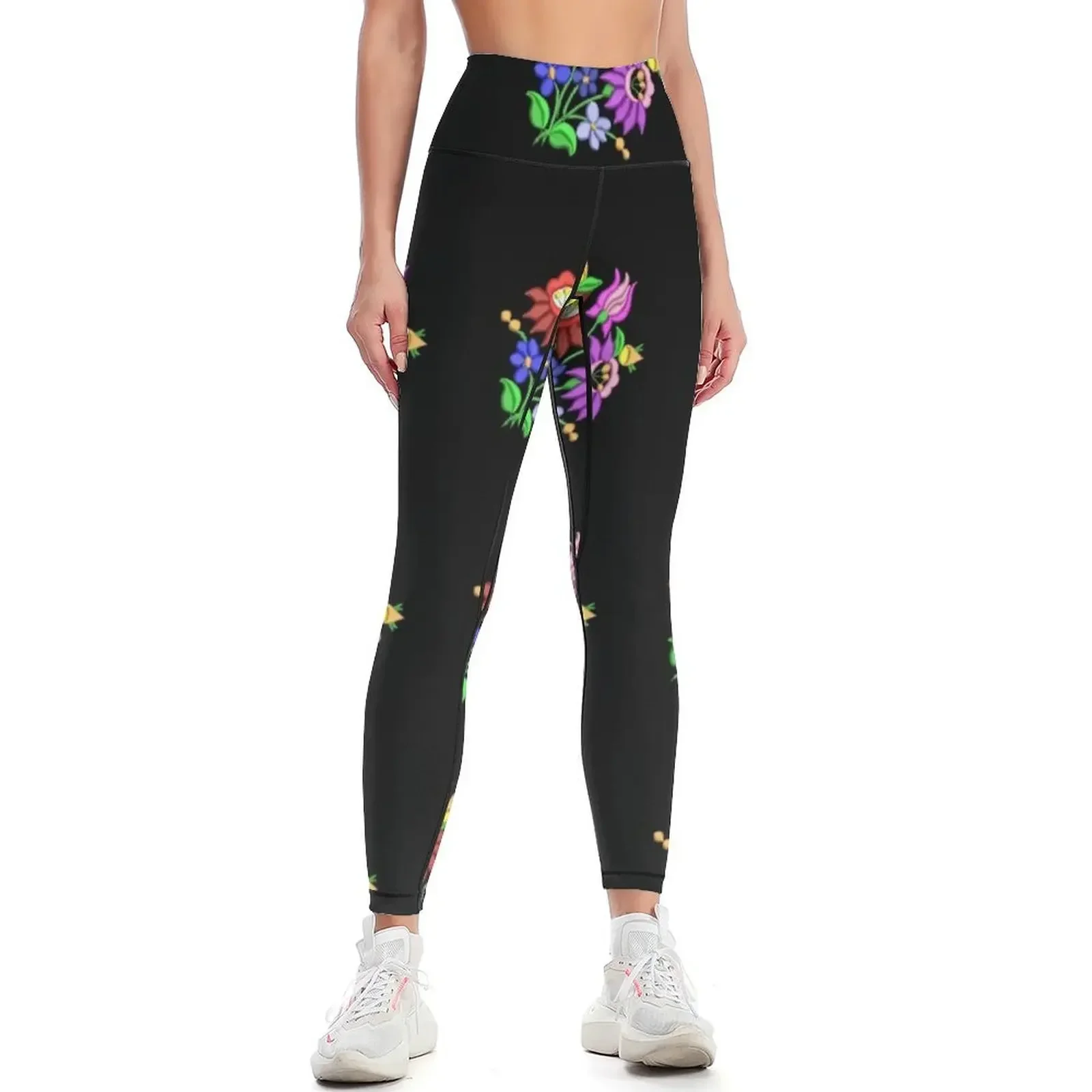 

Kalocsai flowers Leggings gym pants legging gym for physical Women's trousers Womens Leggings