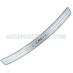 Stainless Steel Exterior Rear Bumper Protector Sills Tail Trunk Guard Pedal Car Accessories For Suzuki SX4 S-Cross 2014-2019