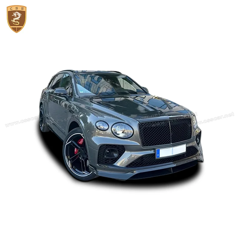 2 Piezas de Cubiertas para Espejos Retrovisores Laterales, Estilo Larte, Alerón Trasero para Maletero, para Bentley Bentayga 2020-2024, Labios para Parachoques Delantero