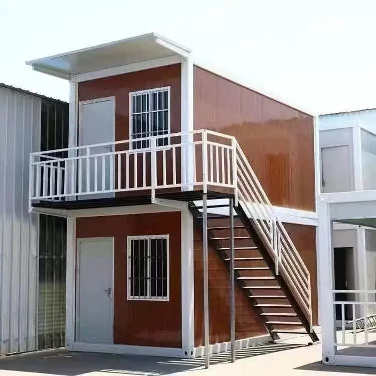 Container mobile house Temporary living board house Herringbone top integrated house Steel structure sun room Simple movable