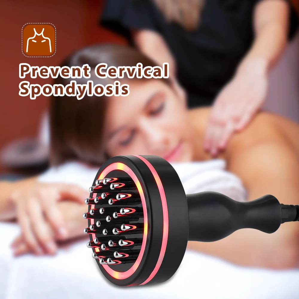 Mikrostrom Meridian Pinsel Massagegerät Cellulite Lymph Infrarot Heizung Vibration Körper Entgiftung Gesundheit Schaben Gerät – Detail 16