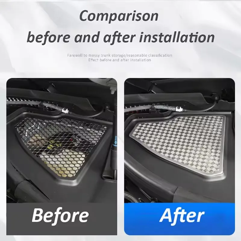 for BMW X3 G45 G48 2025 Car Engine Dust Shield Hood Anti Insect Cover with Radiator Clogging Prevention Protective Car Styling