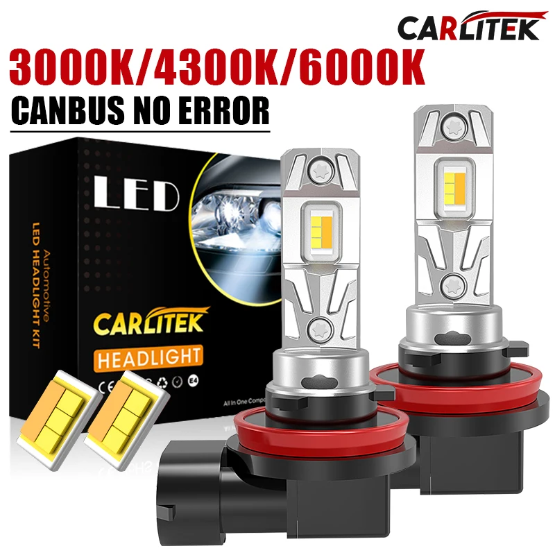 50000LM H8 H11 LED Headlight Bulb 9005 HB3 9006 HB4 H16 JP Fog Light Canbus Mini White 6500K CSP for Car Auto Diode Lamp