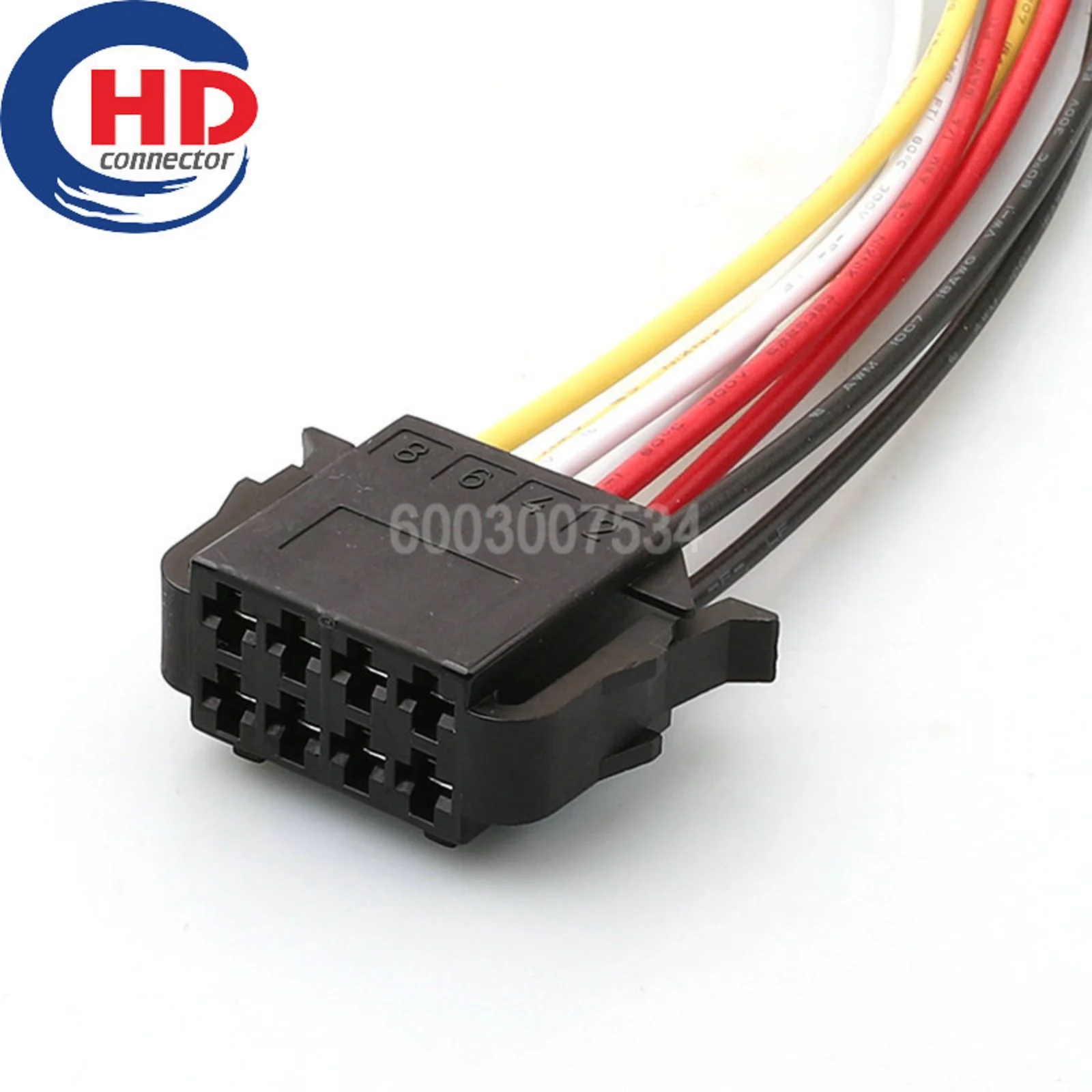 8 Pin Connector Unsealed 2.8mm Series Female Connector Cable Plug Motorcycle Electrical Harnesses Wiring Harness 191972724