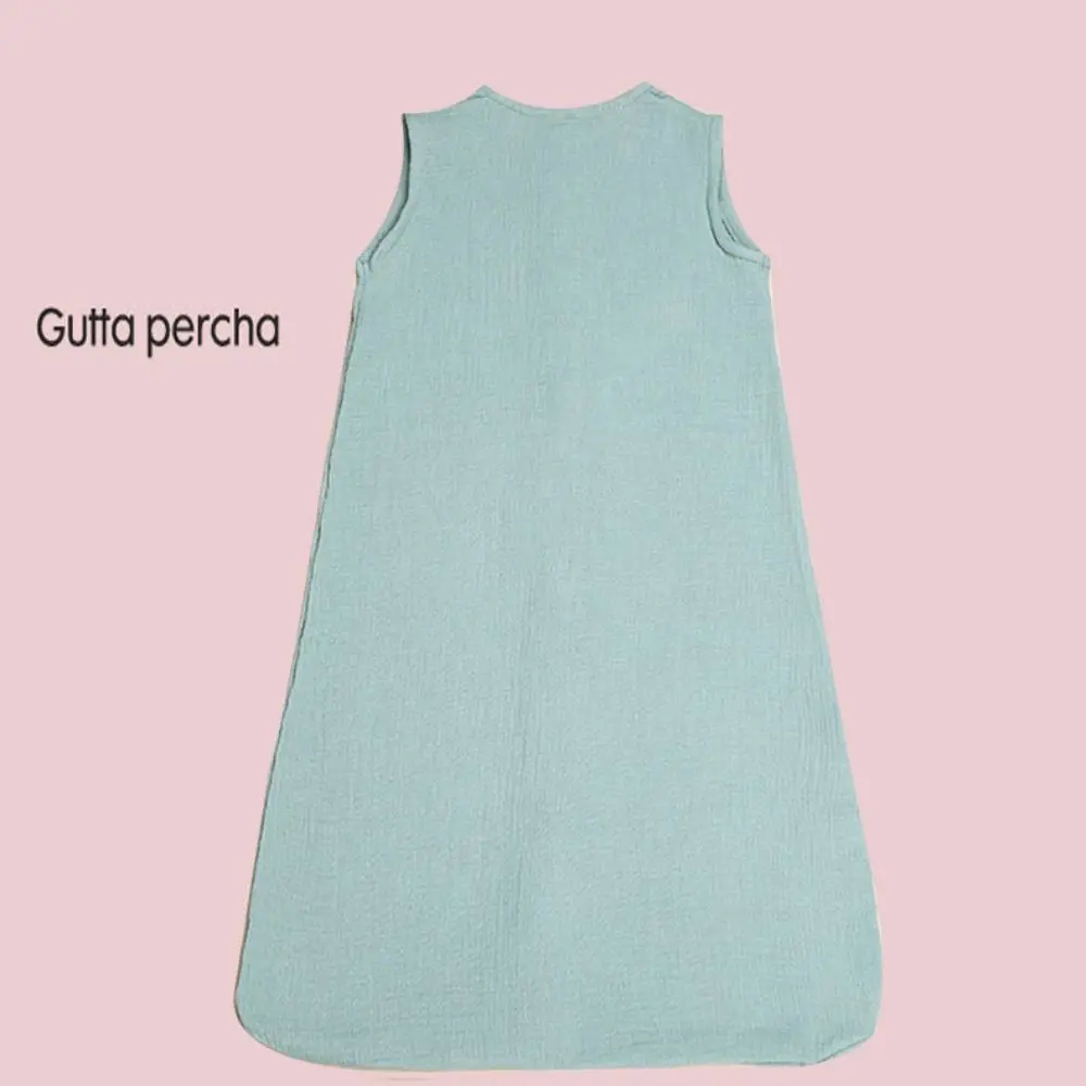 Saco de dormir suave para bebé de 0 a 12 meses, manta ligera de algodón para recién nacido, sin mangas, pañal fino, accesorios de cama