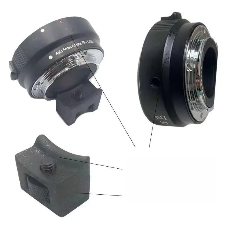 Zza لمحول EF-EOSM مناسب لكانون بدون مرآة EF/EF-S عدسة Spittoon صغيرة EOS M2 M3 M5