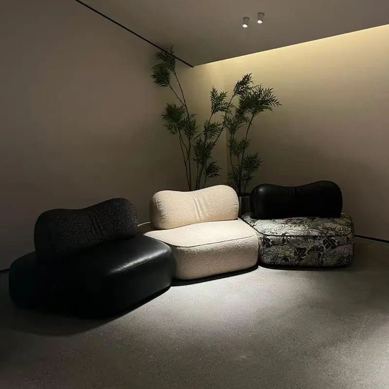 

Medieval style armless module minimalist sofa