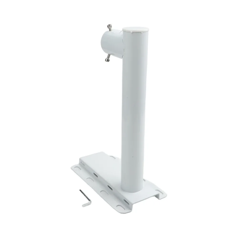 Camera Mount Bracket 35cm Extended Metal Arm for Outdoor Cement Pillar Pole Wall Mounting with Tight Hoop Fixation