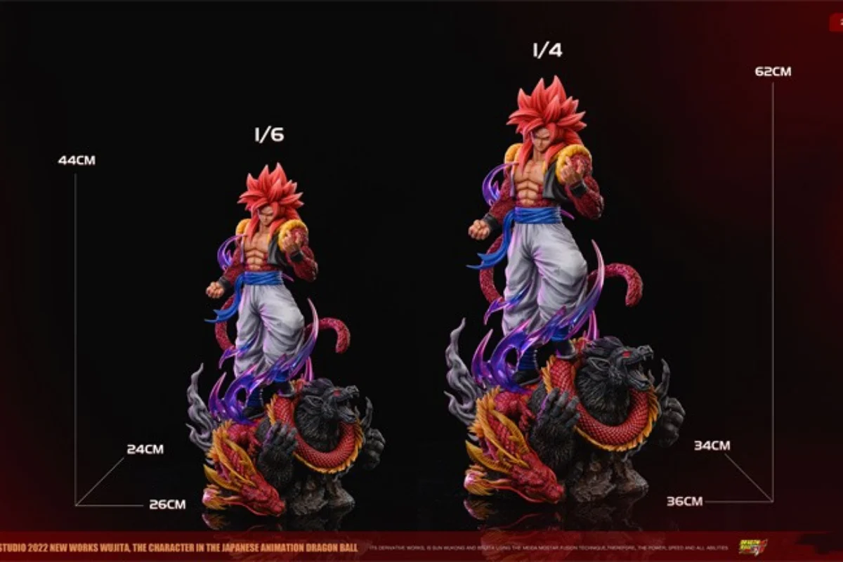 1/4 1/6 Dragon Ball Gt Gk Gogeta Super Saiyan 4 Anime Action Figur Statue Sammeln Modell Garage Kit ornament Spielzeug Geschenk