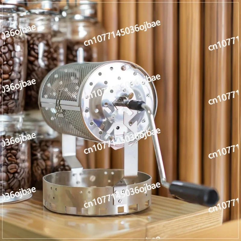 Semi-straight fire hand-cranked coffee bean dryer coffee hand net baked beans household coffee green bean roaster