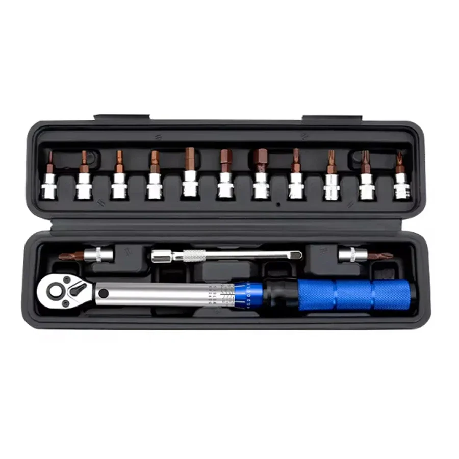 1/4inch Ratchet Torque Wrench 2-24N.m Torque Adjustable High Precise Quick-release Preset Repairing Tool