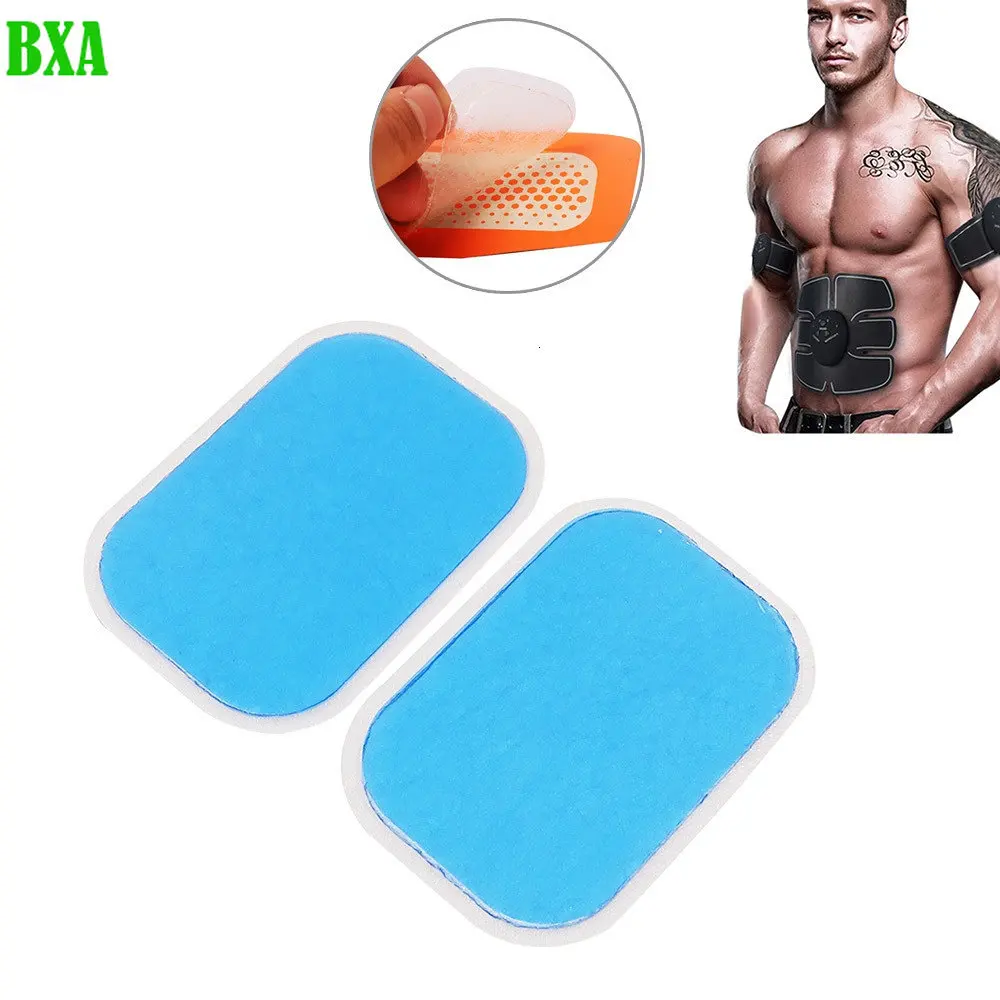 Almofadas de Gel Abdominal para EMS Trainer, Gel Abdominal Adesivos, Hidrogel Fitness para Estimulador Muscular do Abdômen, Massageador Fino, 10-50Pcs