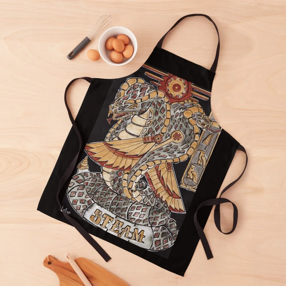 

Steampunk Cobra (the Sun Tarot) Apron Nursing work ladies Kitchen Things Apron