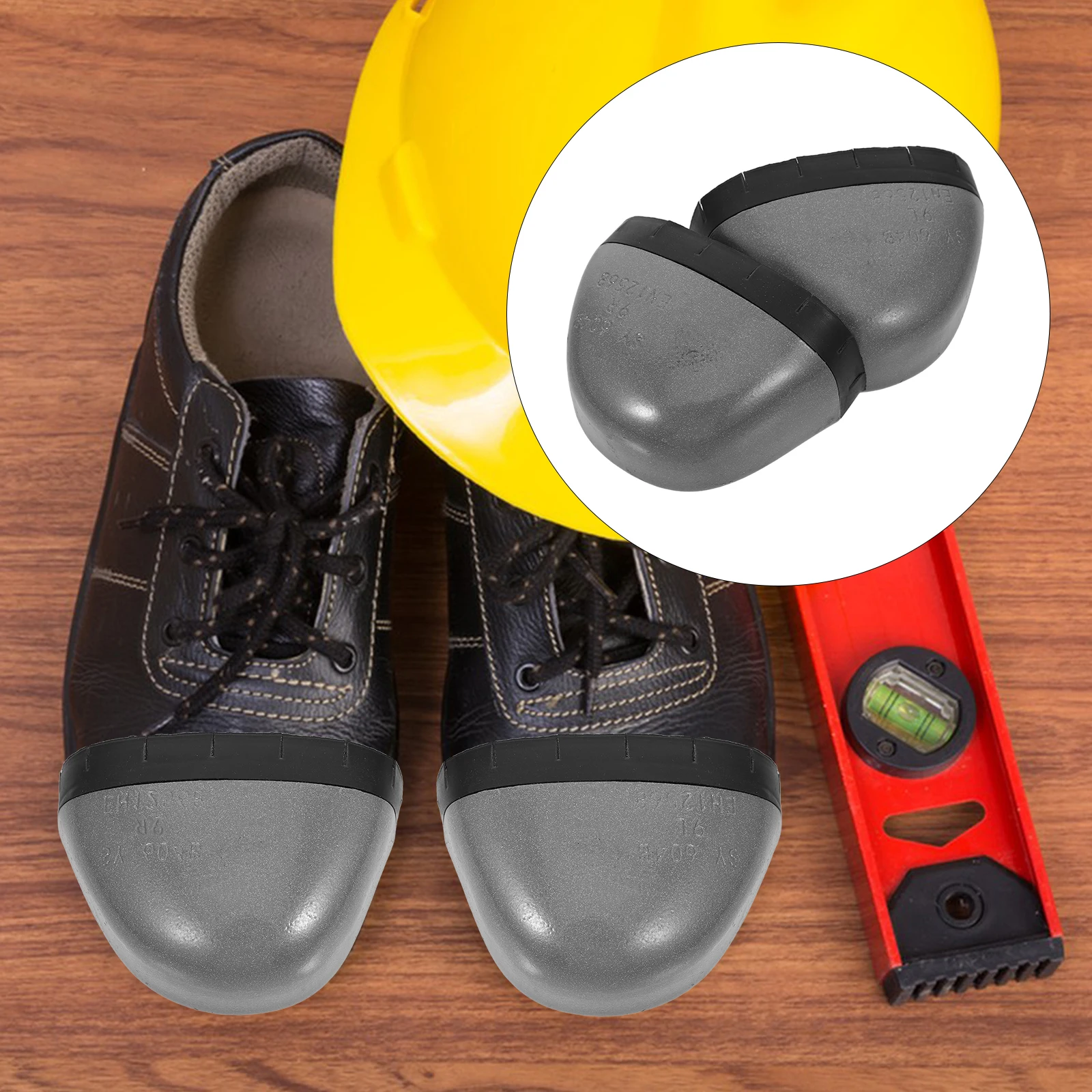 

Labor Protection Boot Composite Inserts Silver Shoe Guards Safety Protector Footwear