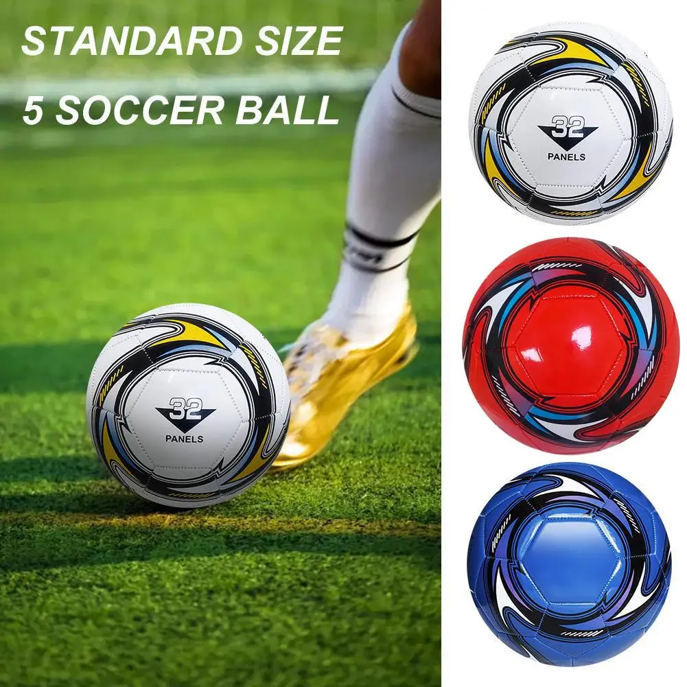 كرة قدم مقاومة للتسرب مقاس قياسي 5، كرة قدم مطاطية جديدة مقاومة للتآكل للحرم الجامعي غير قابلة للنفخ