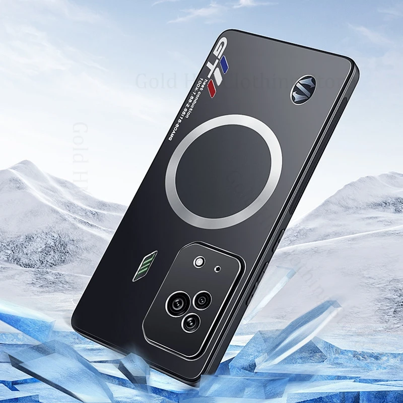 

Graphene Copper Aluminum Alloy Case For Xiaomi Black Shark 5 RS Heat Dissipation Cooling Heavy Duty Cover Black Shark 5 4 4S Pro