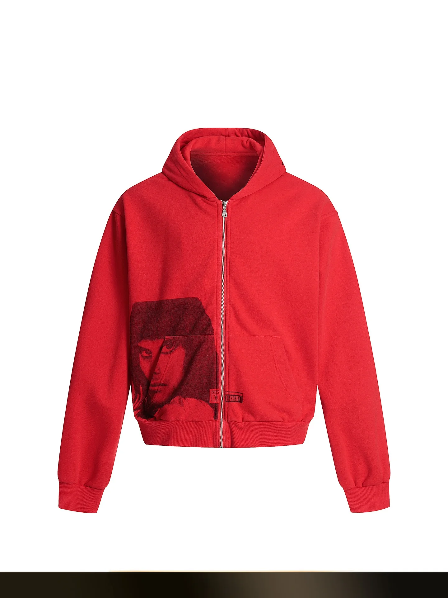 

American Retro Printed Hooded Open Cardigan Sweatirt Men's Casual Lazy Sle Couple Hoodie Jaet Cotton Polyester Blend