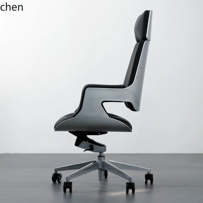 

DSA Atmospheric Light Luxury Leather Comfortable Sedentary Office Classroom Chair Office High-end Computer Chair