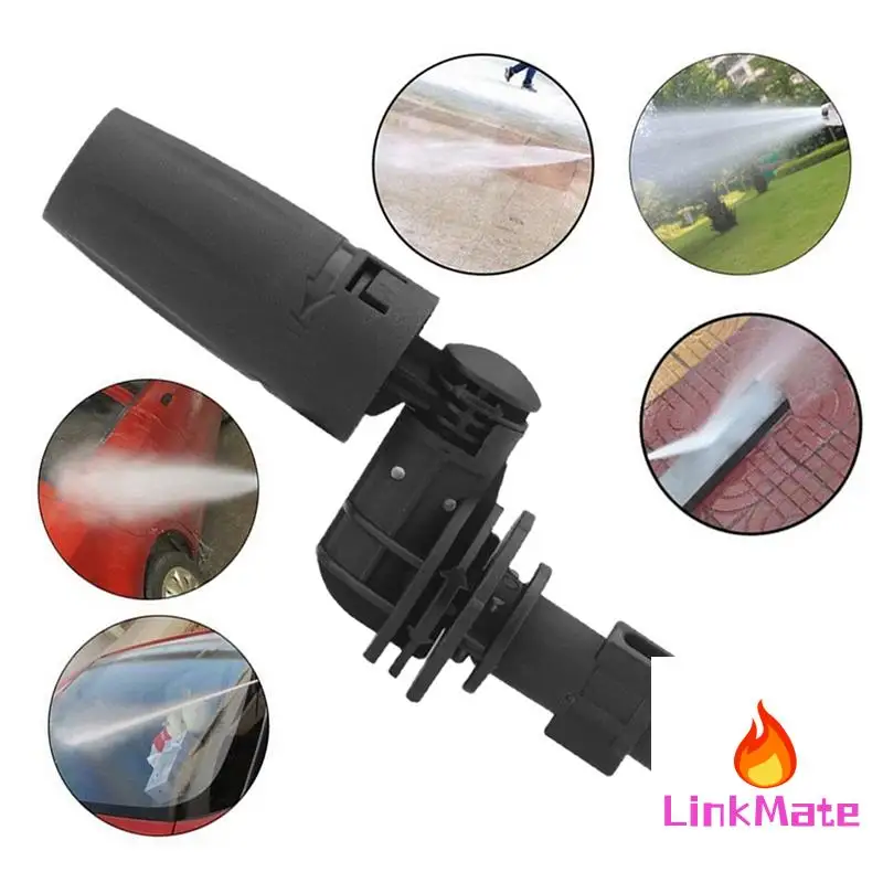 

2 водяных пистолета высокого давления 360° ° Вращающаяся насадка с градусом может быть вентиляцией или прямой водоструйной форсунки для лавры для мойки автомобилей