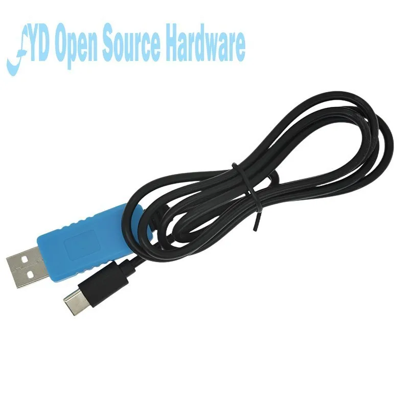 CH340 PL2303 CP2102 FT232 cavo di linea di Download adattatore cavo seriale da USB a TTL compatibile TYPE-C