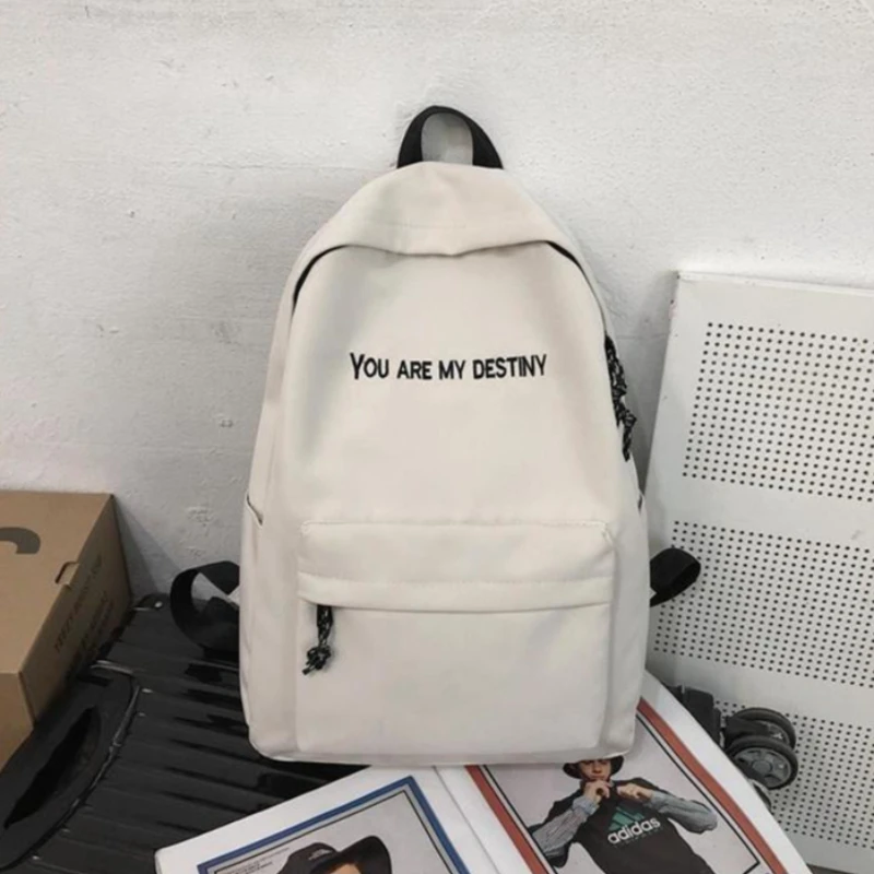 Minimalist Backpack Printed,matched with Frog Pendant,large Capacity School Backpack, Casual Daily Backpack for Men Women - view 4