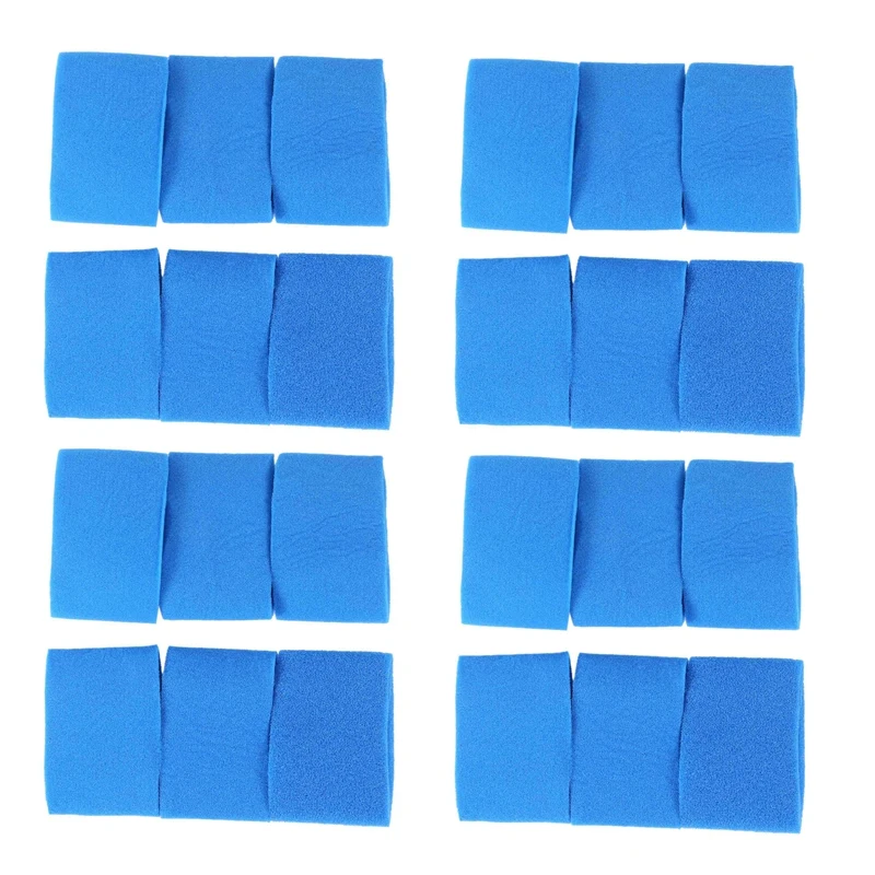 24Pcs For Intex Pure Spa Reusable Washable Foam Hot Tub Filter Cartridge S1 Type