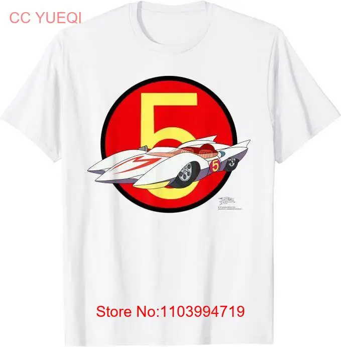 Speed Racer Mach GoGoGo Mach Five 5 Car T-shirt White Tatsunoko Pro JP LTD