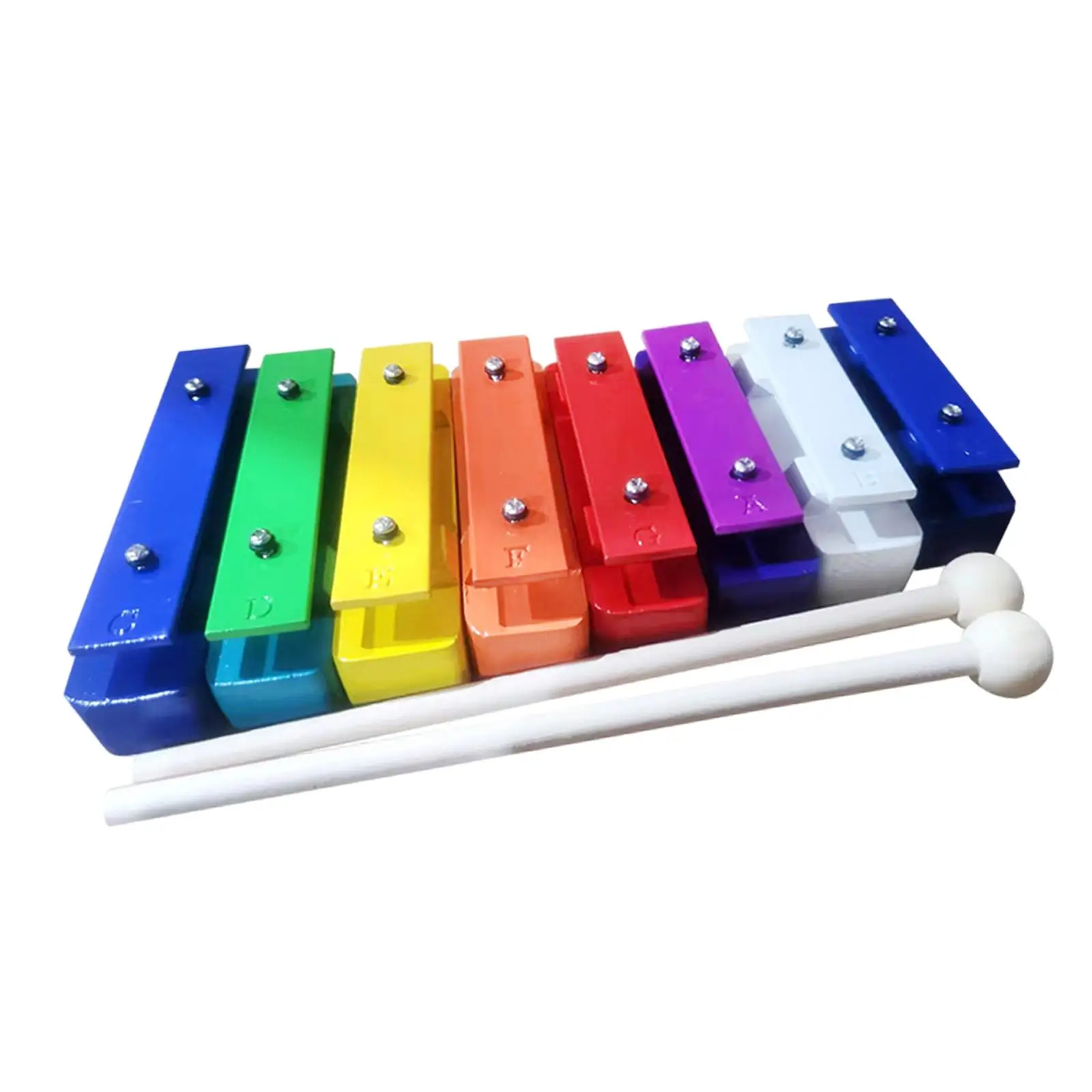 Xilófono de habilidades motoras finas para niños y niñas, Glockenspiel, 8 notas