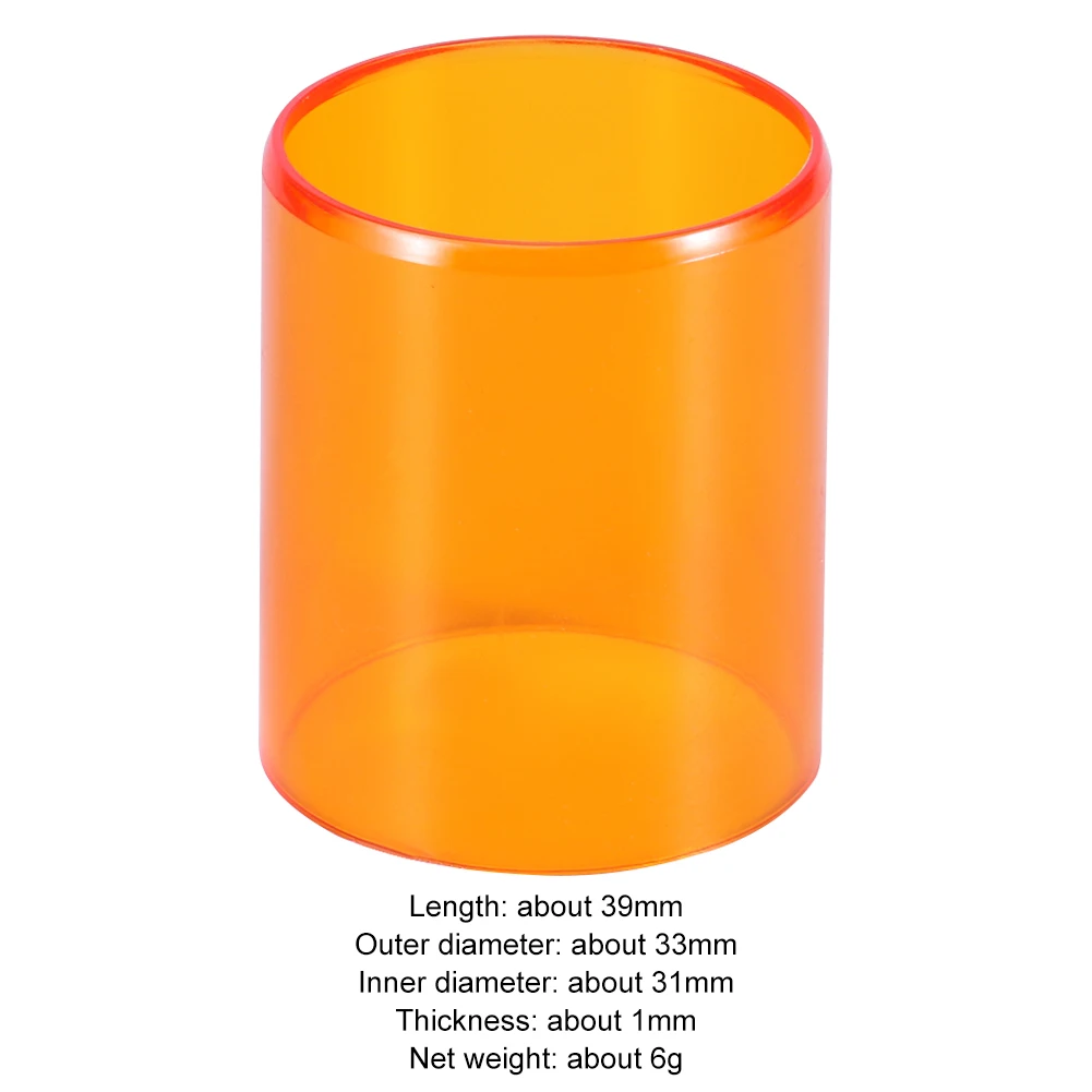 Camping Tent Lantern Lamps Shade Mosquito Repellent Portable Atmosphere Decorative Camping Light Lampshade Orange for ML4 Lights