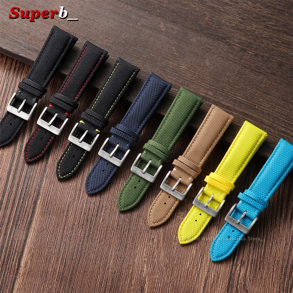 Tali Jam Tangan Nilon Kain Lay - Canvas Strap Watch ulasan dan harga