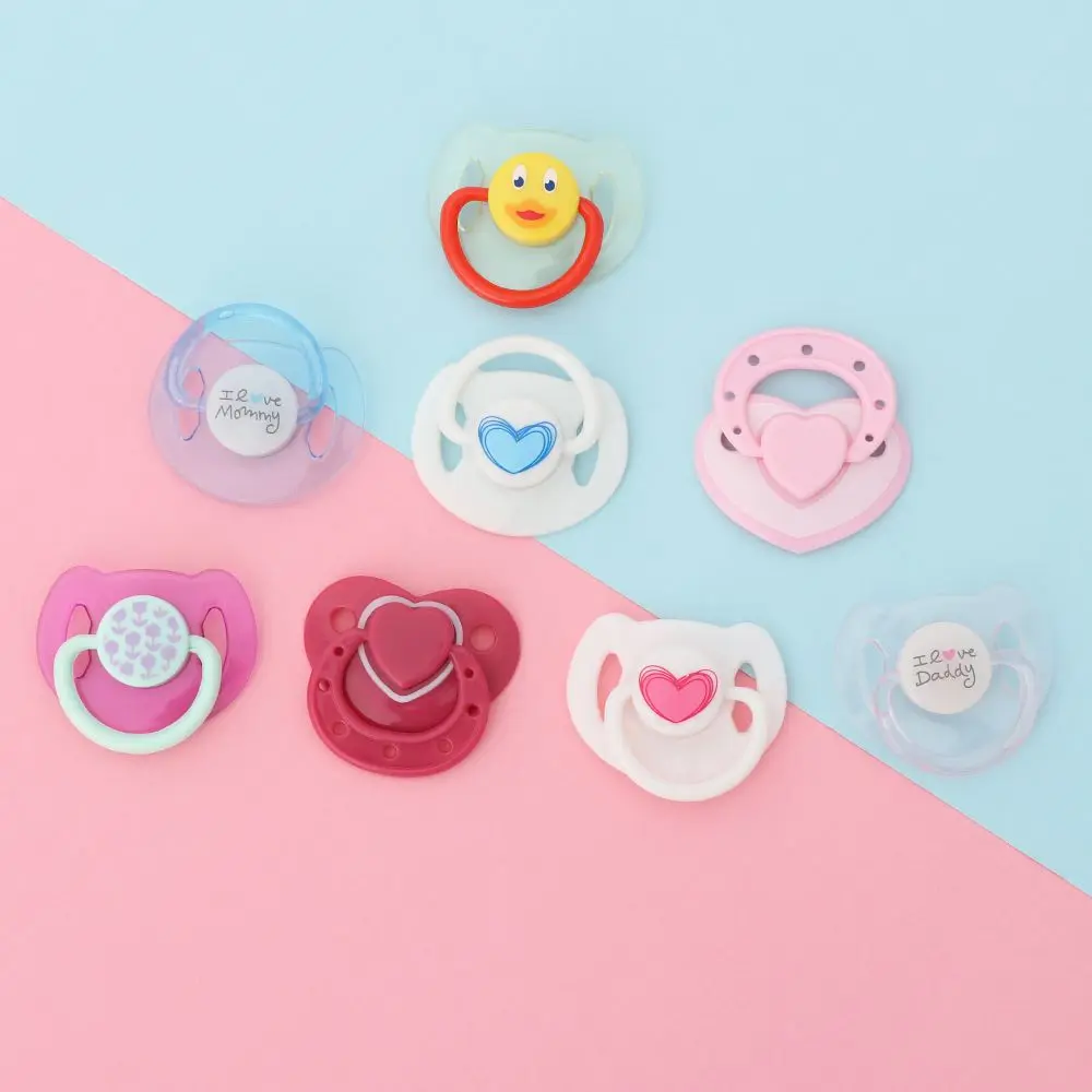 Cute Baby Doll Magnet Pacifier Simulation Nursing Bottle Dummy Pacifie New Reborn Baby Dolls Supplies Dummy Nipples DIY Kids Toy