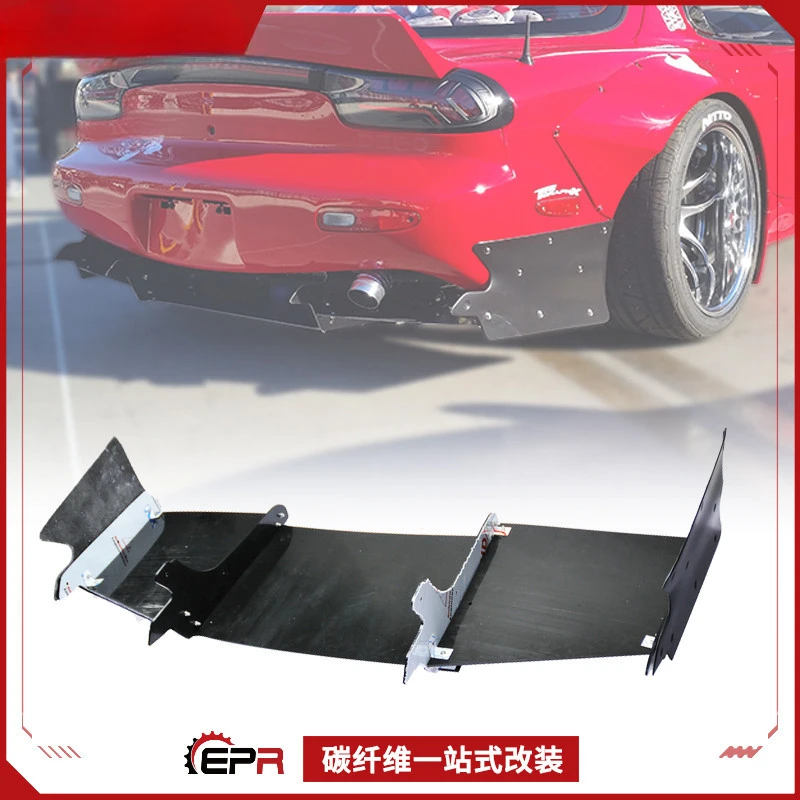 

Для Mazda RX7 FD3S Rocket Bunny ABS задний бампер хвостовая губа-спойлер опорная пластина модификация часть