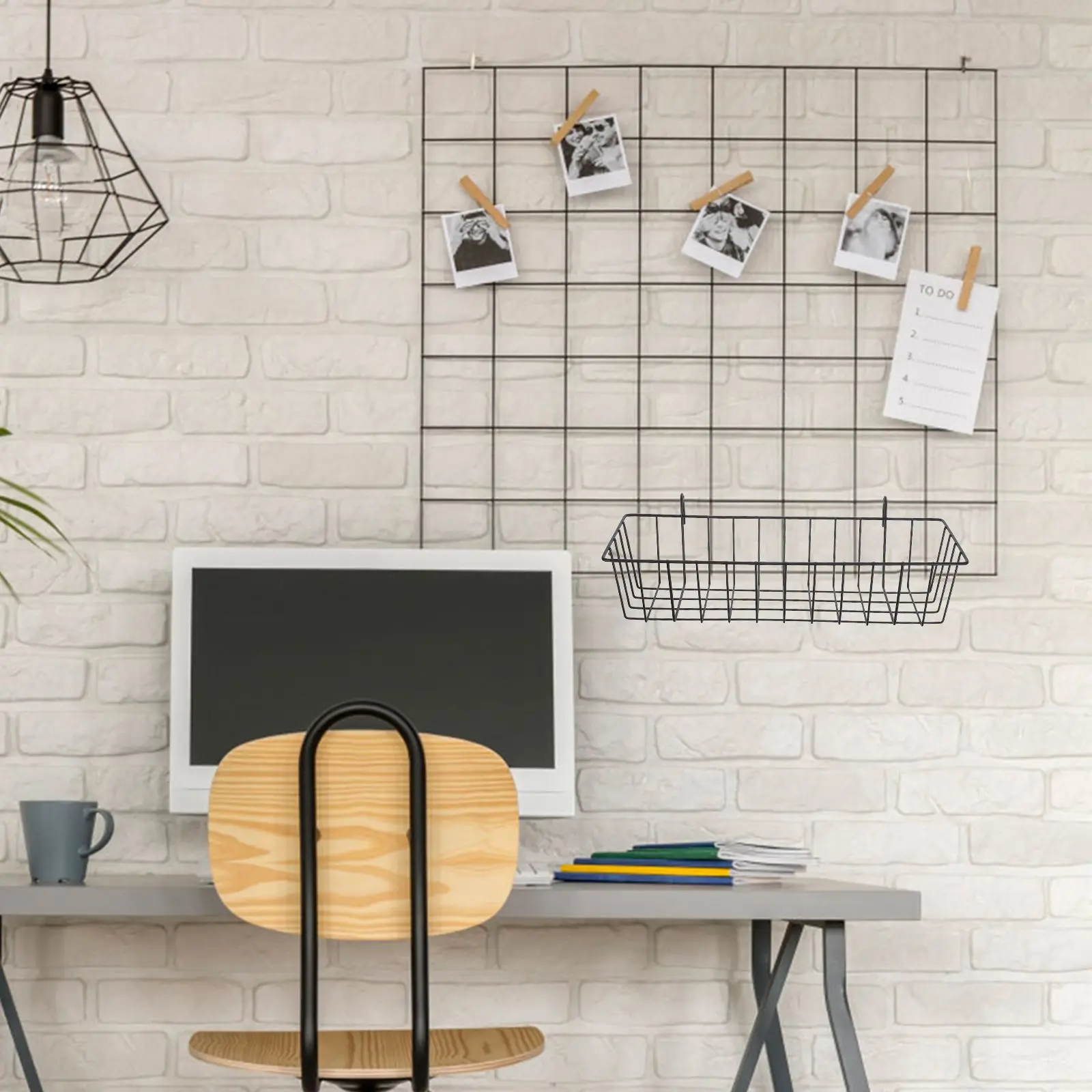 Iron Hanging Basket Wire Organizer Small Storage Rack Bathroom Metal Toilet Holder Kitchen