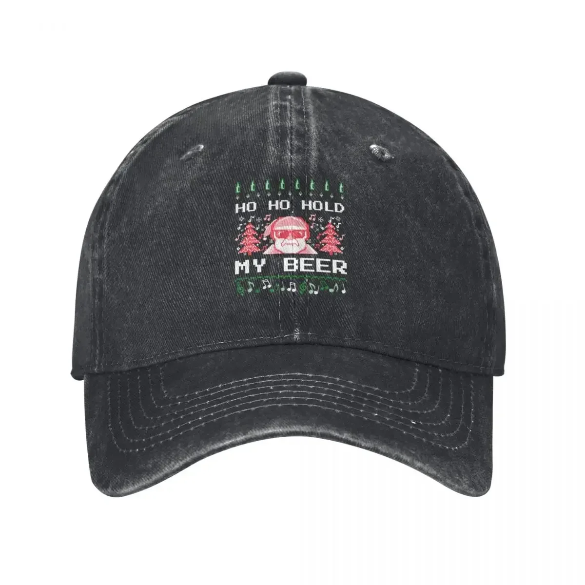 

Ho Ho Hold My Beer Baseball Cap hats for men party Hat Bobble Hat Designer Man Women's