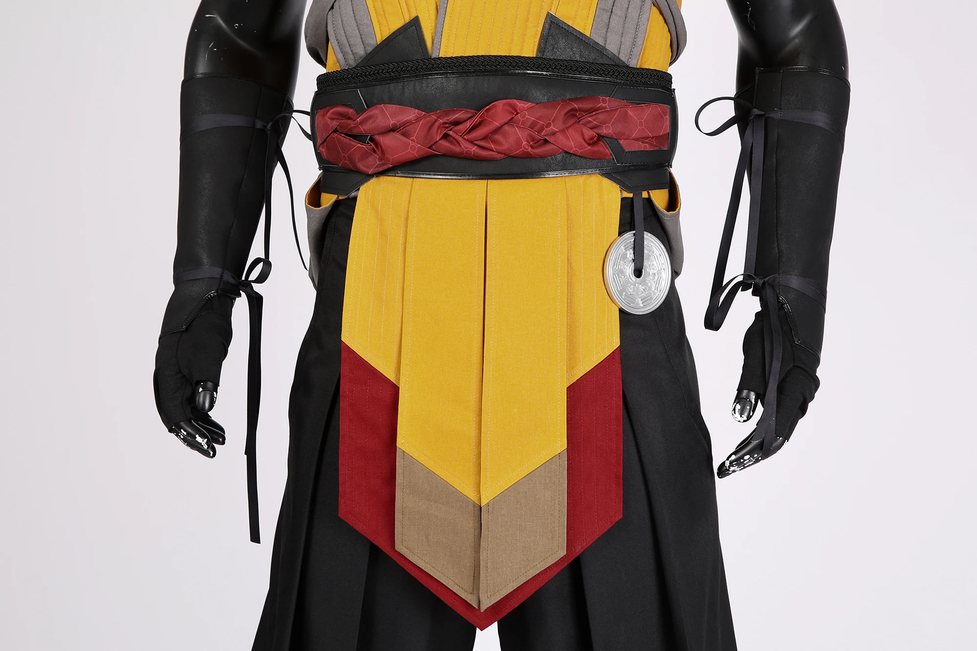Mortal Kombat 1 Scorpion Cosplay Costume Top Pants Mask Shoes Full Set For Adult Men Halloween Party Clothes Game Role Play Suit - Image 6