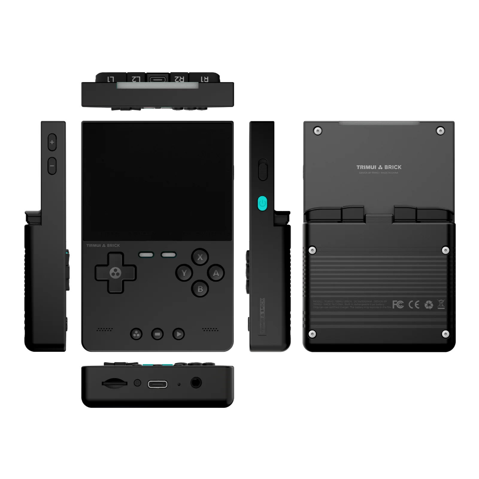 

TRIMUI BRICK Handheld Game Console - 400PPI IPS Display, Linux OS, 3000mAh Long-Life Battery, Dynamic Mood LED Lighting