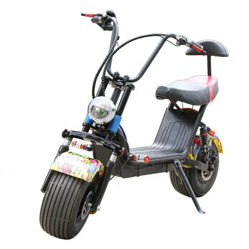 new model 15*6 inch 48v12ah lithium battery kids adults foldable citycoco fat tire cheap electric scooter/mini electric scooter