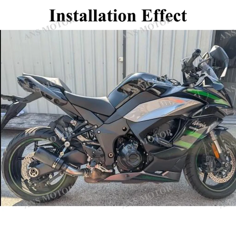 For Kawasaki Ninja 1000SX Z1000SX 2021-2025 Motocycle Exhaust Escape System 1000SX Exhaust Slip On 51mm Round Muffler