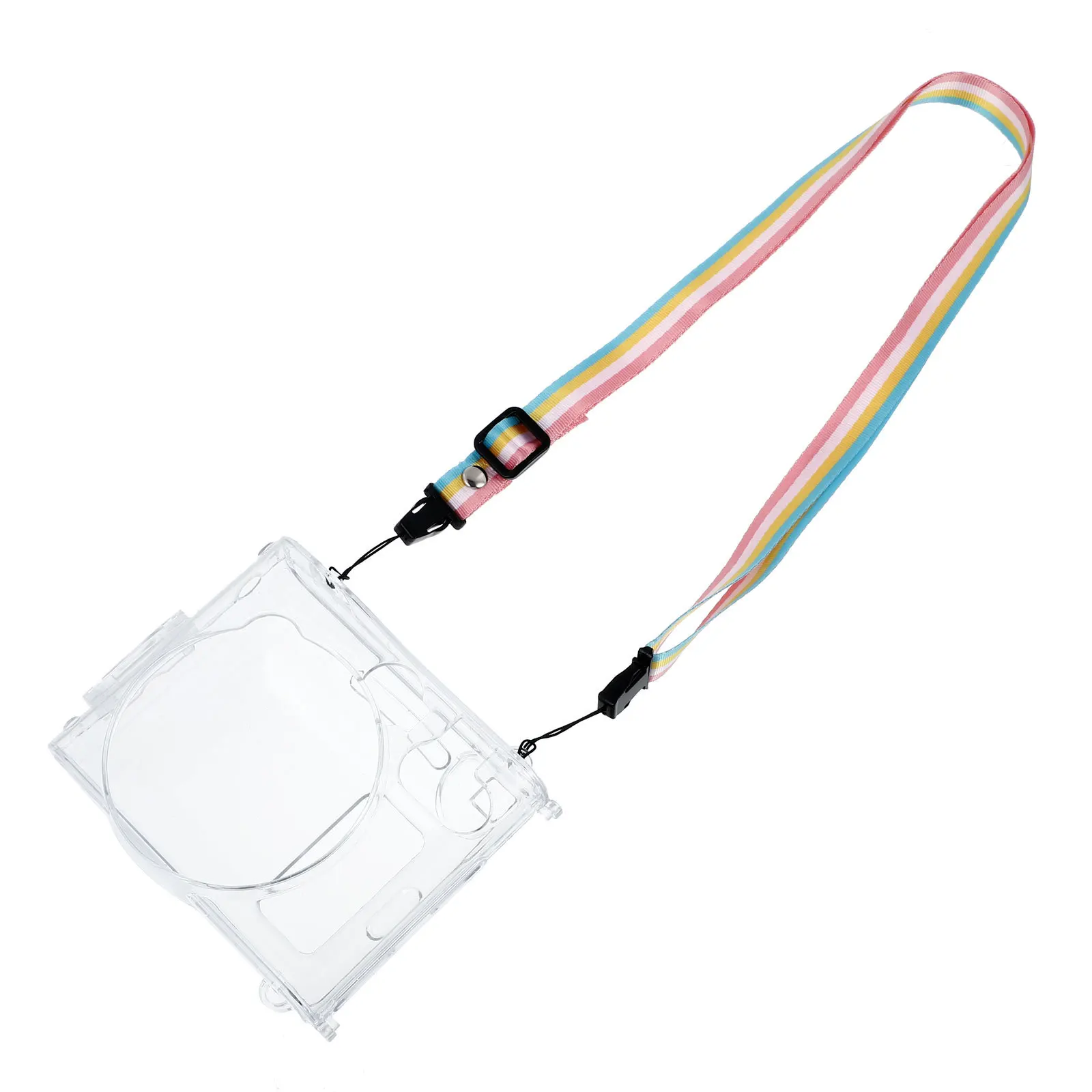 1 Buah Casing Kamera Akrilik Penutup Perlindungan Penuh Transparan untuk Mini 90 Tali Penyandang Tahan Gores Tahan Debu Kompatibel Ringan