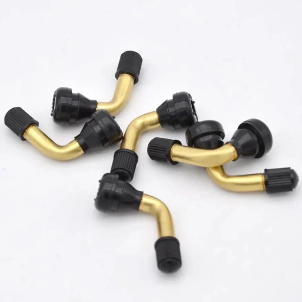 Tubeless Tyre Valve Set Valve Stems 45° Angled Accessories For Electric Scooter Bike PVR70 60 50 Parts High Quality